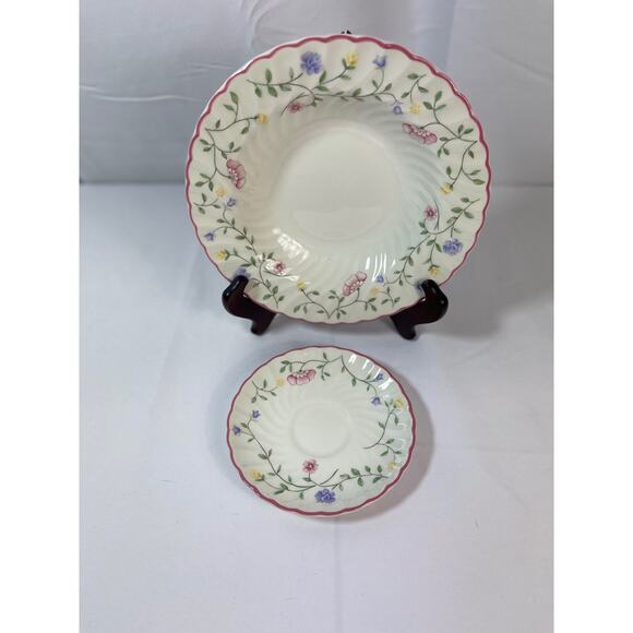 Vintage Johnson Brothers "Summer Chintz" Bowl & Saucer Set | Made in England - Picture 2 of 6